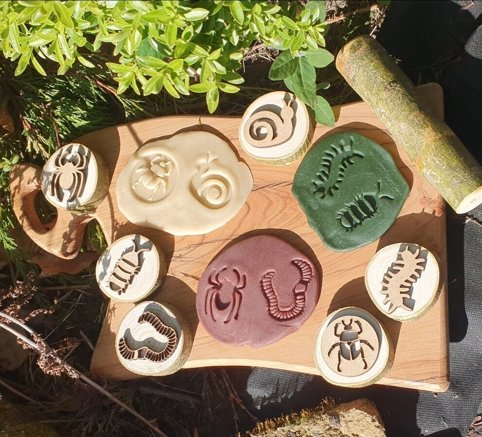 Insect & Minibeast Playdough Stamps - Set of 6