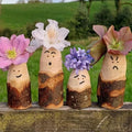 Loglet Friends Flower Heads
