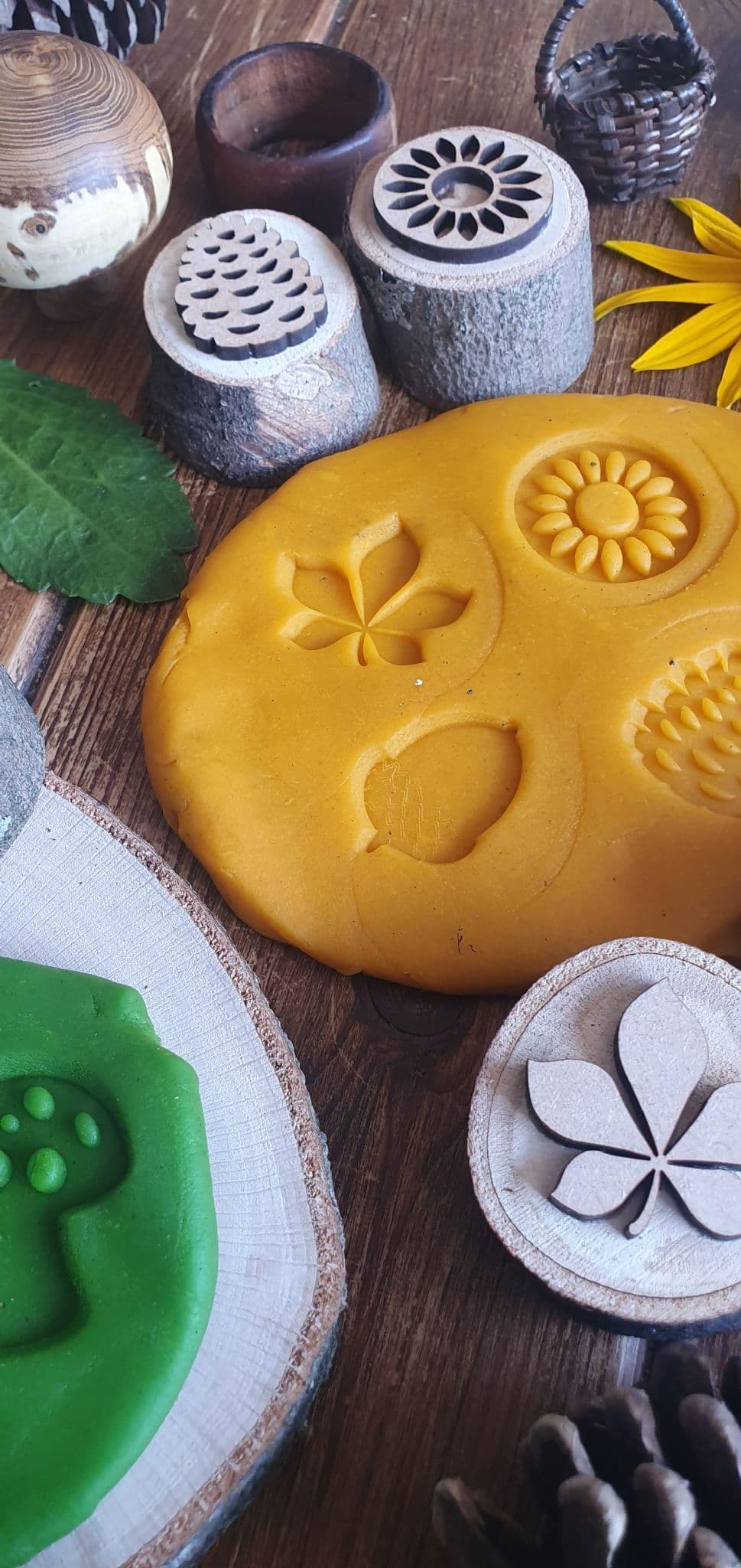 Autumn Playdough Stamps - Set of 6