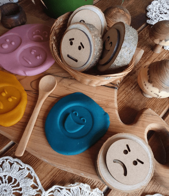 Emotions Play Dough Stamps - Set of 6