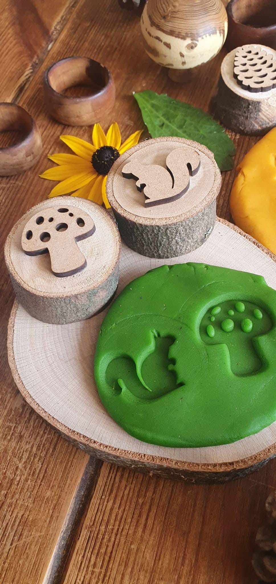 Autumn Playdough Stamps - Set of 6