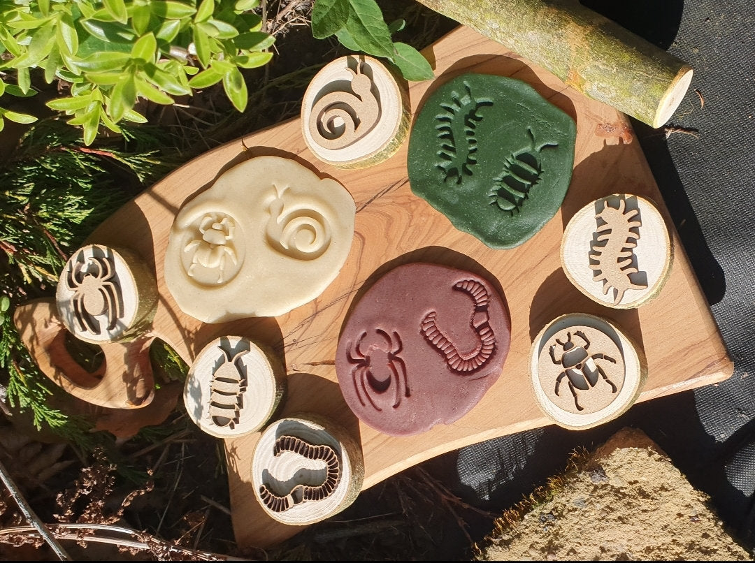 Insect & Minibeast Playdough Stamps - Set of 6