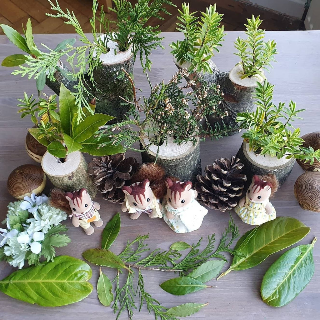 Small World Wooden Trees - Set of 5