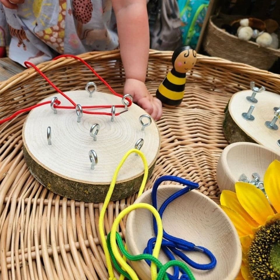 Large Log Slice Geo Boards