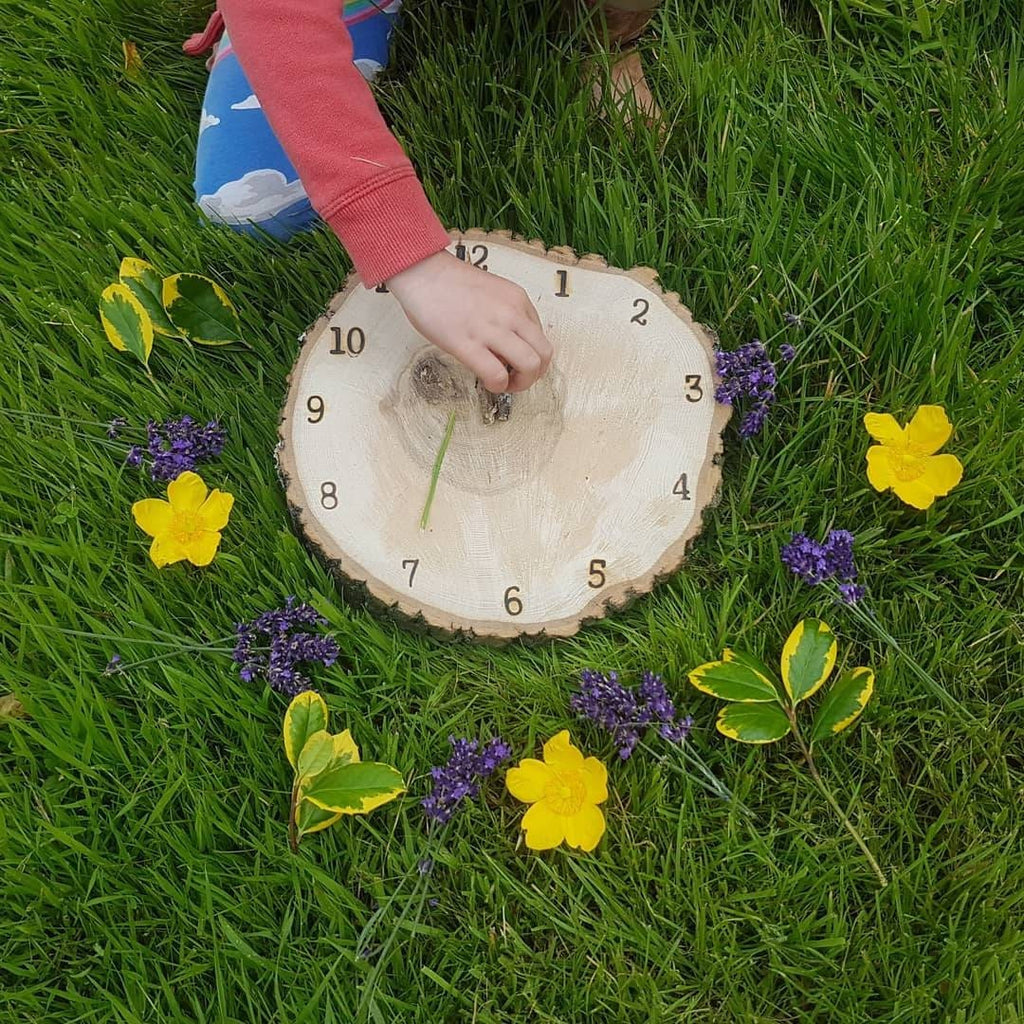 Log Slice Nature 'Clock'