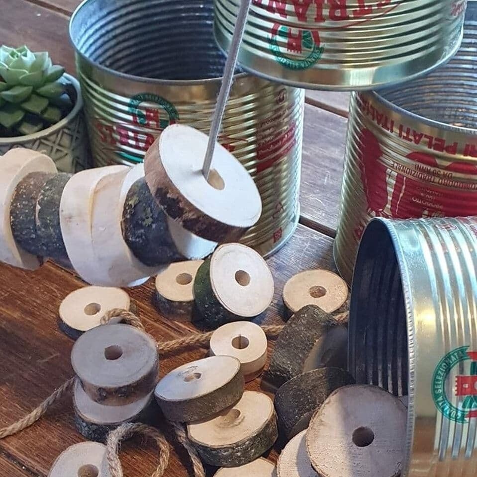 Log Slice Threading Tin