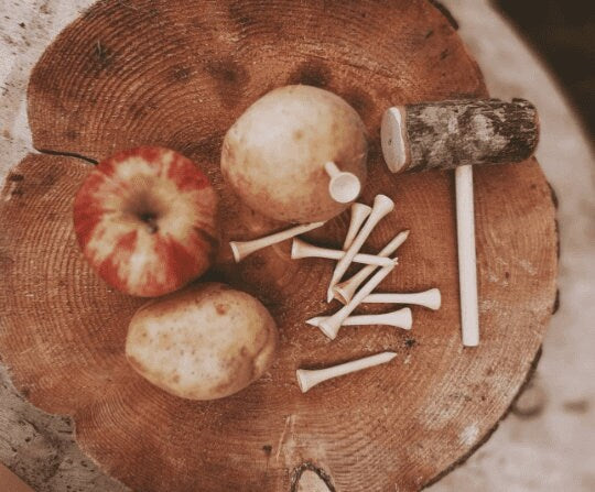 Natural Play Dough Tools Set