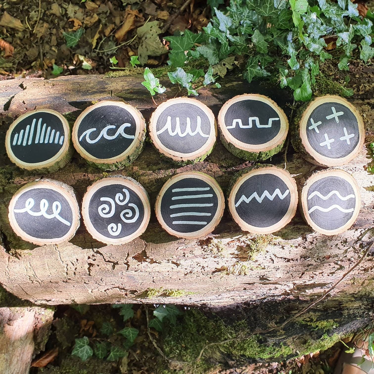 Mark Making Log Slices