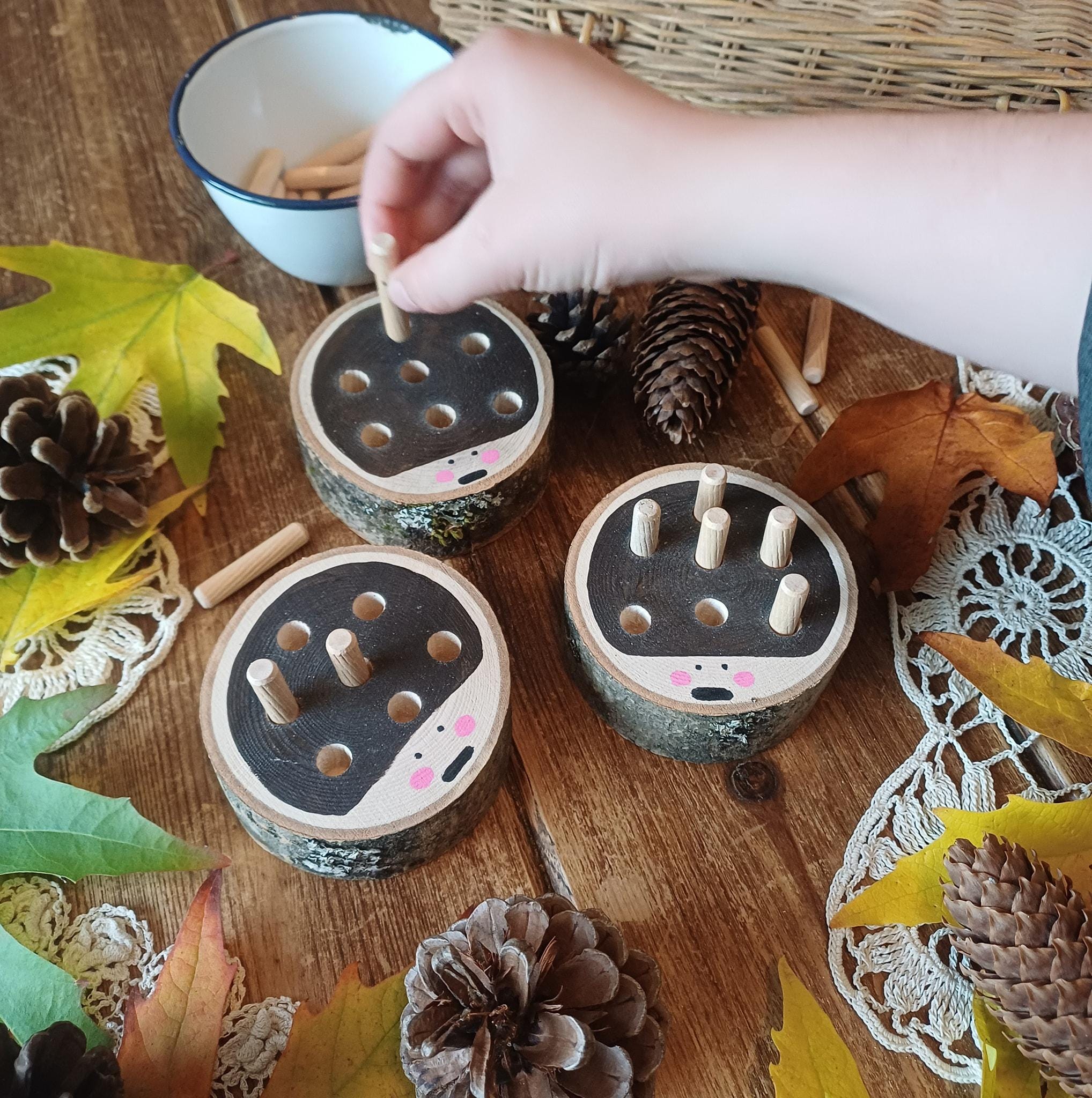 Hedgehog Peg Boards – Set of 3