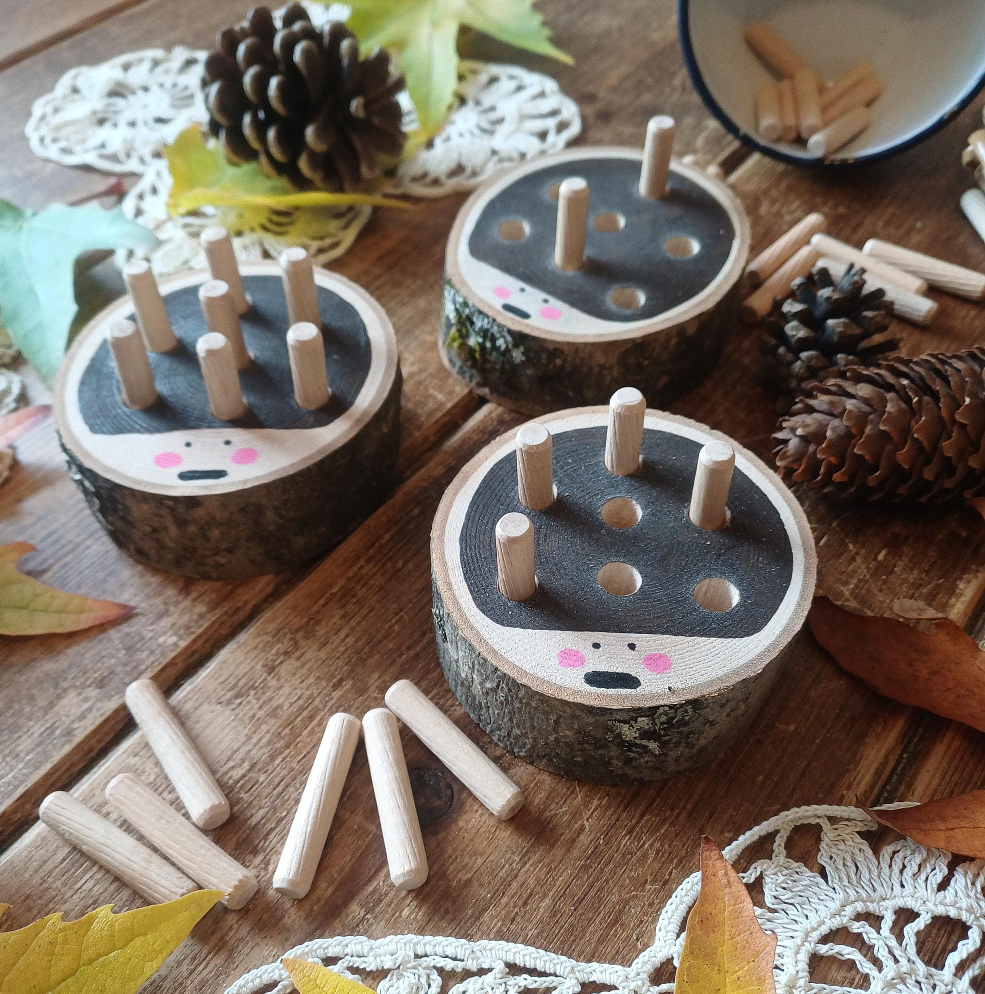 Hedgehog Peg Boards – Set of 3