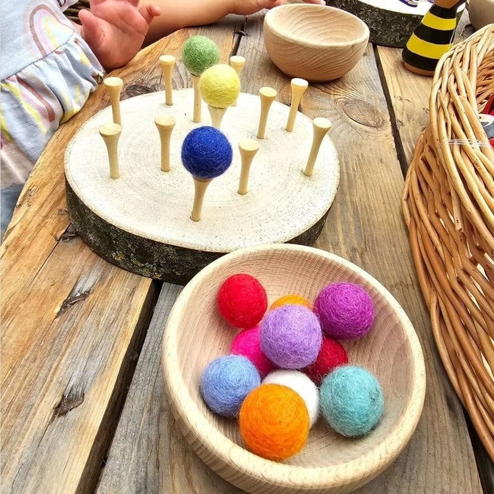 Large Log Slice Geo Boards