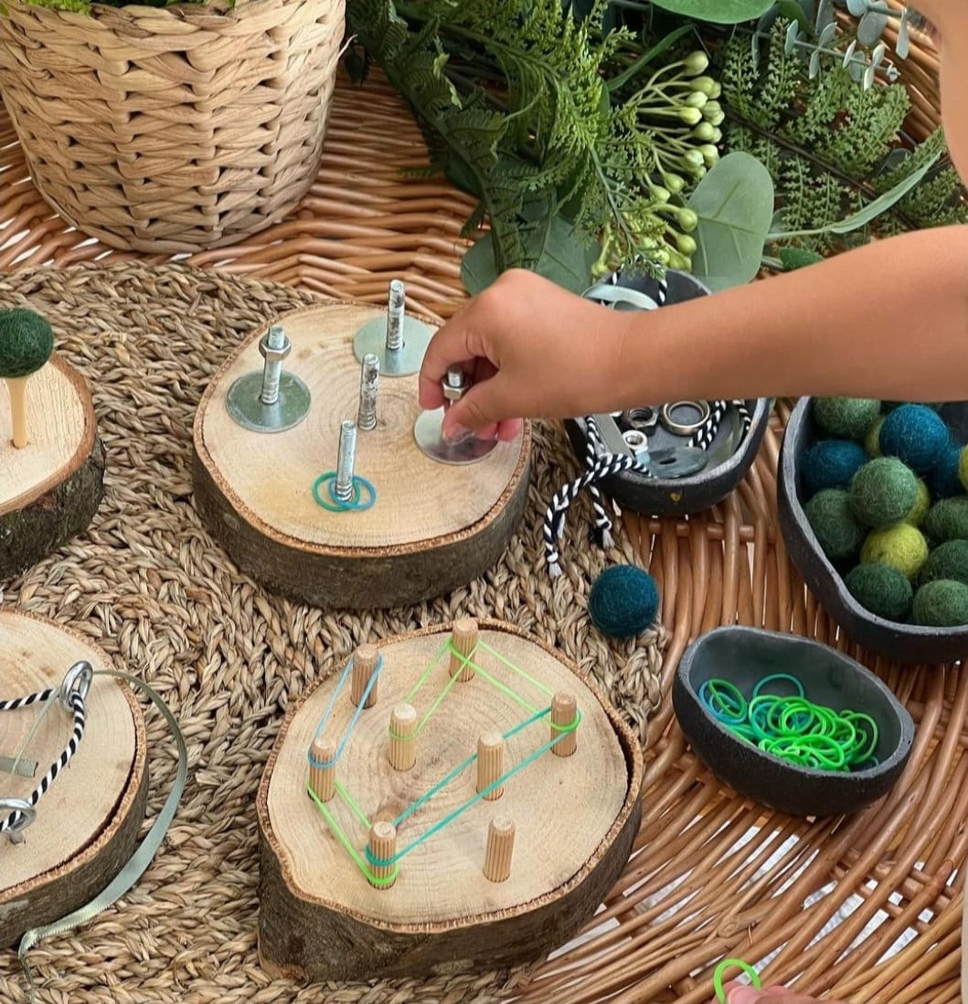 Mini Log Slice Geo Boards