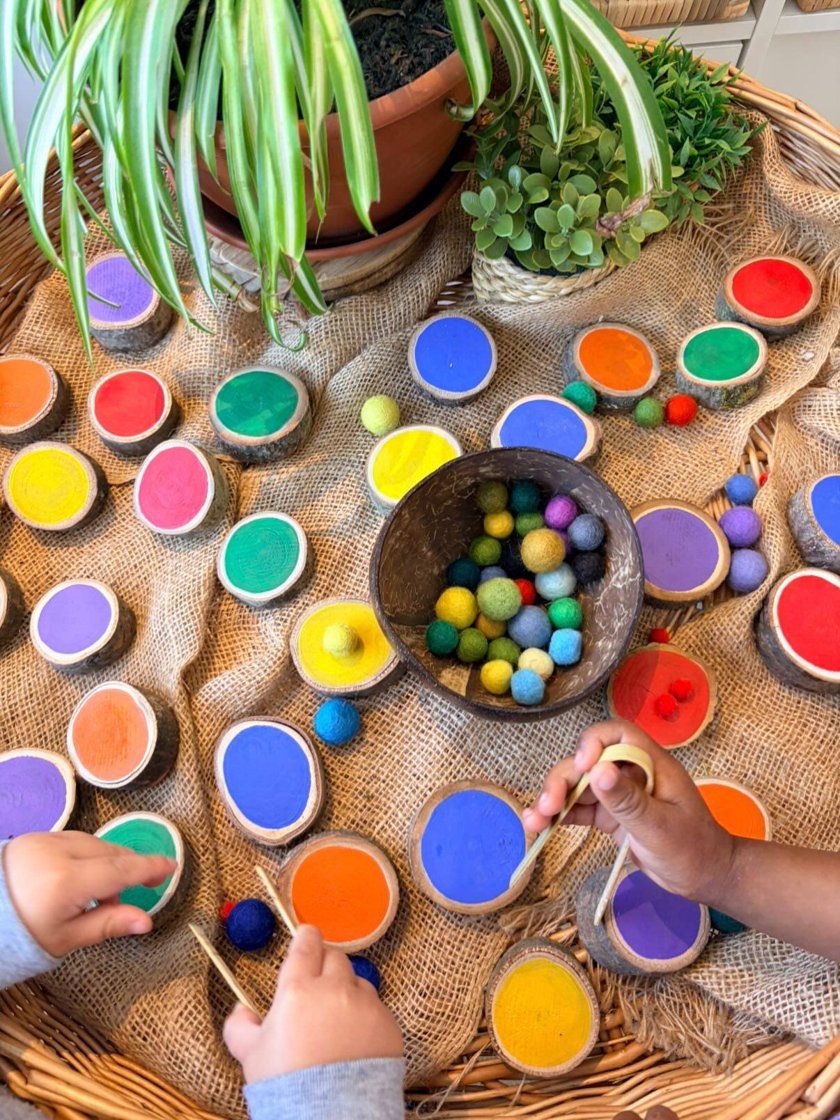Pairs & Patterns Tin – Wooden Matching & Pattern Making Activity