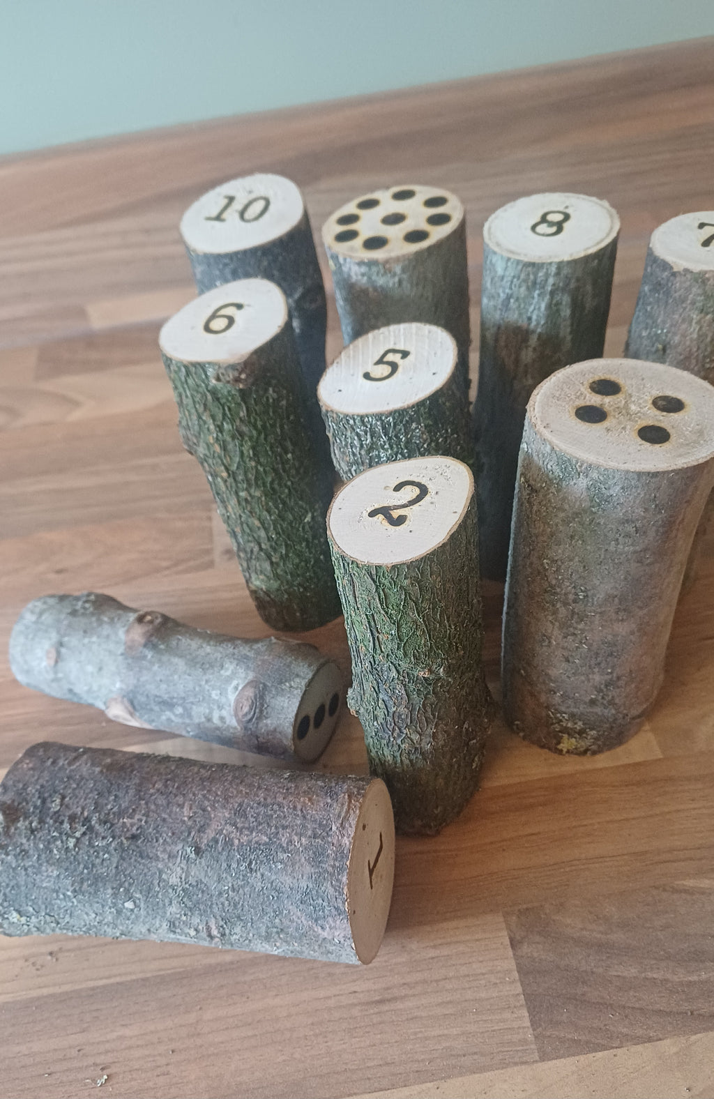 Subitising Log Skittles