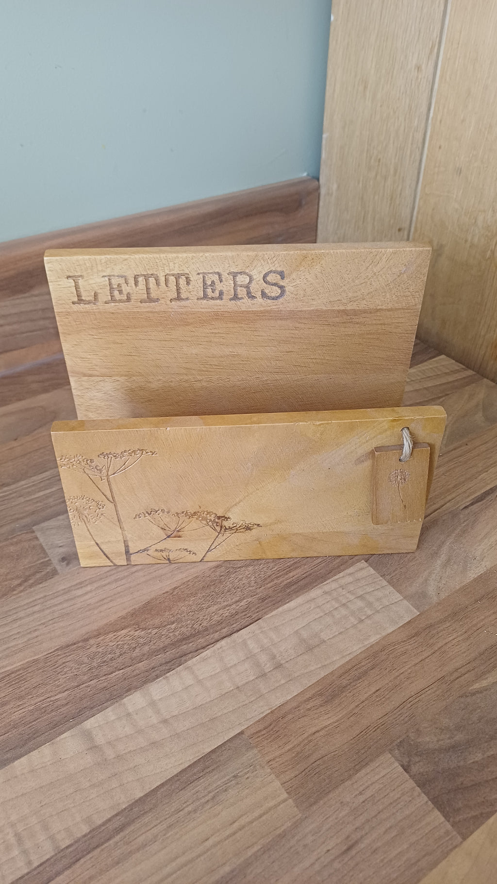 Wooden Letter Rack