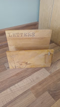 Wooden Letter Rack