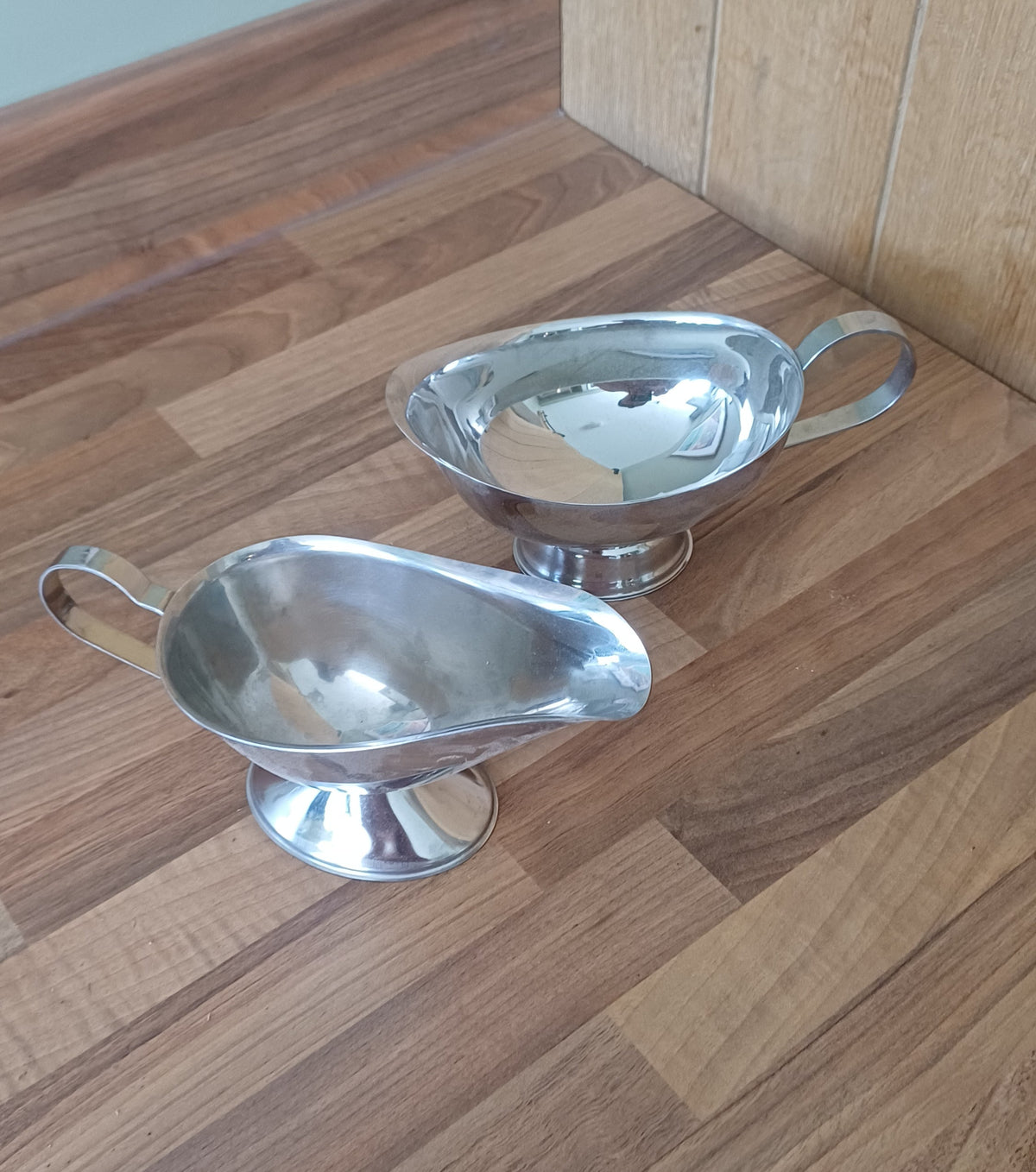 Metal Pouring Jugs — Set of 2
