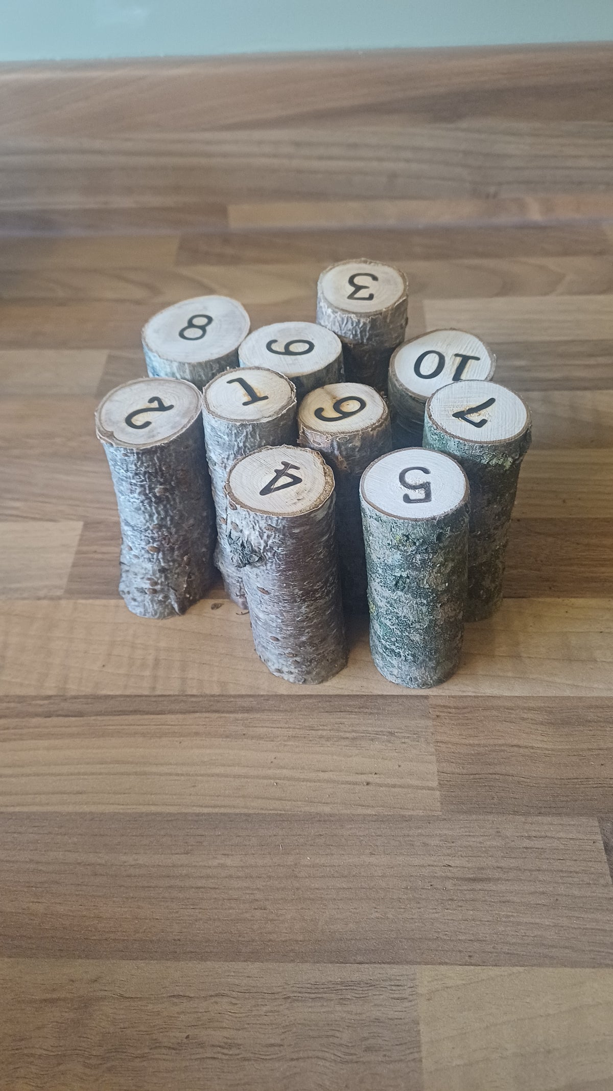 1–10 Tall Number Logs
