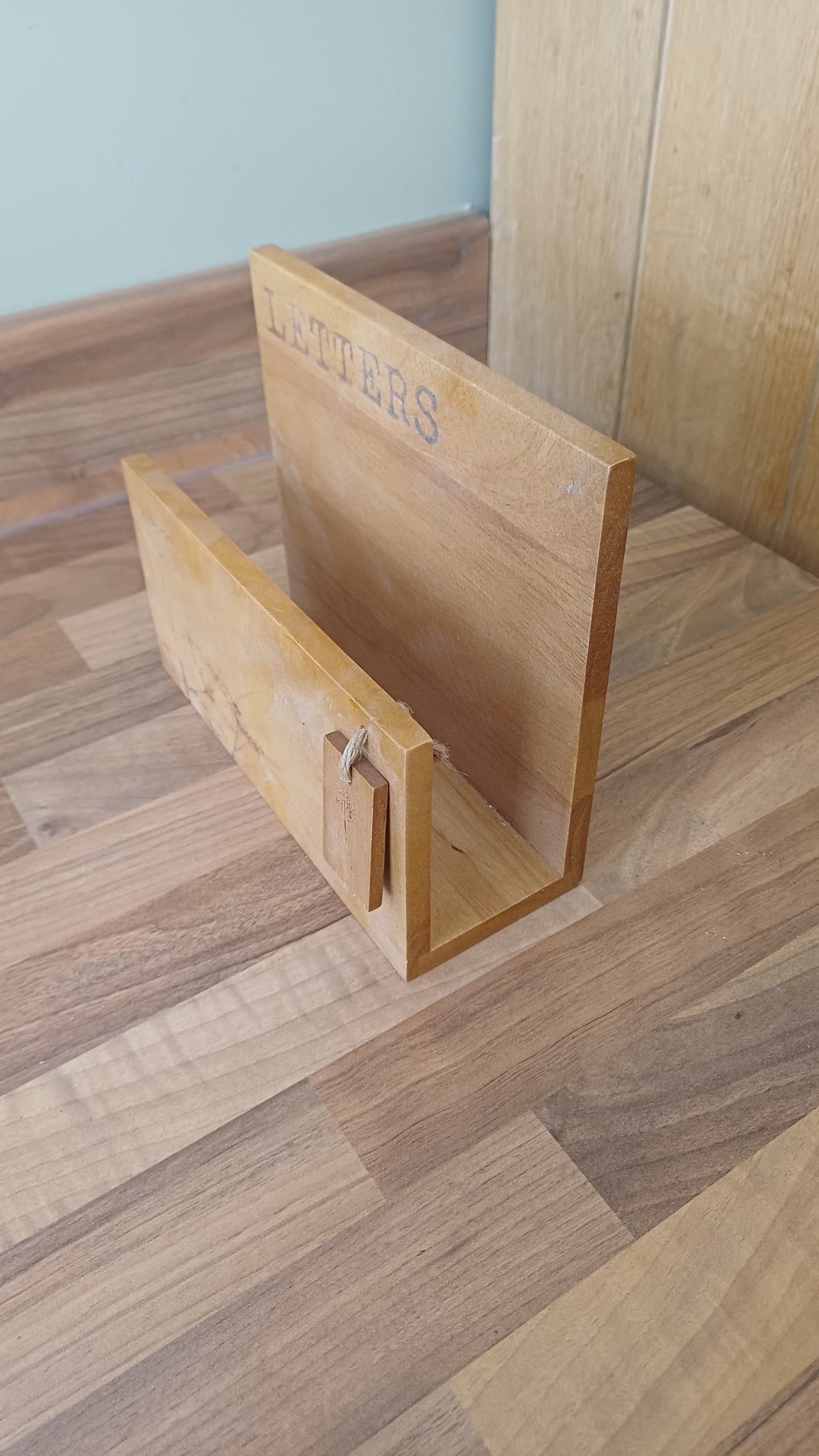 Wooden Letter Rack